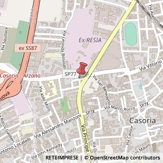 Mappa Via pessina 1, 80026 Casoria, Napoli (Campania)