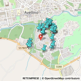 Mappa Via Castagno San Francesco, 83100 Avellino AV, Italia (0.35172)