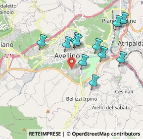 Mappa Via Castagno San Francesco, 83100 Avellino AV, Italia (1.91909)