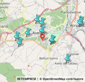 Mappa Via Castagno San Francesco, 83100 Avellino AV, Italia (2.10545)