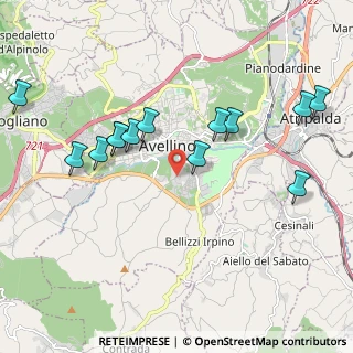 Mappa Via Castagno San Francesco, 83100 Avellino AV, Italia (2.26462)
