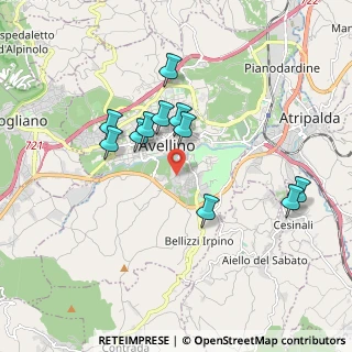 Mappa Via Castagno San Francesco, 83100 Avellino AV, Italia (1.76909)
