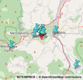 Mappa Via Castagno San Francesco, 83100 Avellino AV, Italia (2.50818)