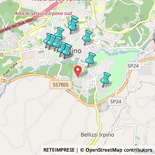 Mappa Via Castagno San Francesco, 83100 Avellino AV, Italia (0.97917)