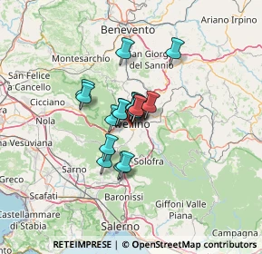 Mappa Via Castagno San Francesco, 83100 Avellino AV, Italia (8.10176)