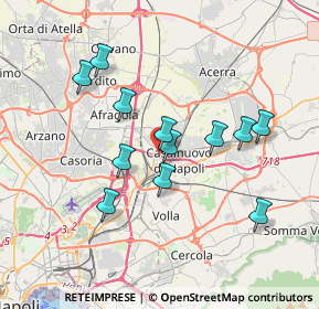 Mappa Via Grimaldi, 80013 Casalnuovo di Napoli NA, Italia (3.48417)