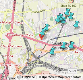 Mappa Via Professor Gabriele Crimaldi, 80013 Casalnuovo di Napoli NA, Italia (1.19923)