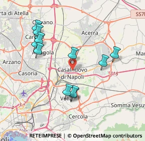 Mappa 80013 Casalnuovo di Napoli NA, Italia (4.09273)