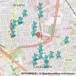 Mappa Via Madonna da Caravaggio, 80022 Arzano NA, Italia (0.7125)
