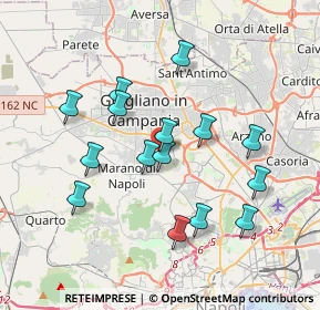 Mappa Via A. De Curtis, 80018 Mugnano di Napoli NA, Italia (3.69867)