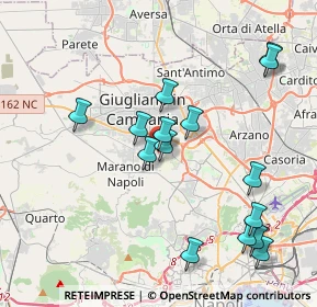 Mappa Via A. De Curtis, 80018 Mugnano di Napoli NA, Italia (4.374)