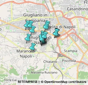 Mappa Via A. De Curtis, 80018 Mugnano di Napoli NA, Italia (0.93333)