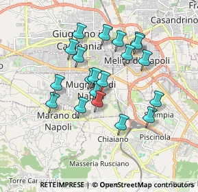 Mappa Via A. De Curtis, 80018 Mugnano di Napoli NA, Italia (1.6305)