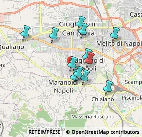Mappa Via G. Moscati, 80018 Mugnano di Napoli NA, Italia (1.63833)