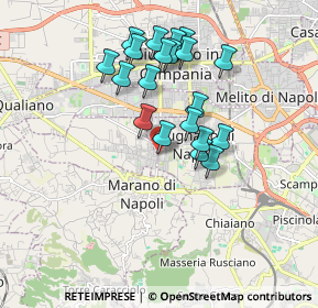 Mappa Via G. Moscati, 80018 Mugnano di Napoli NA, Italia (1.7255)