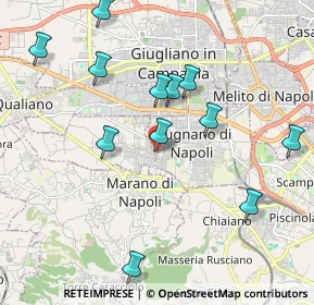 Mappa Via G. Moscati, 80018 Mugnano di Napoli NA, Italia (2.24333)