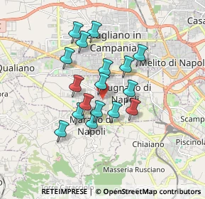 Mappa Via G. Moscati, 80012 Calvizzano NA, Italia (1.49)