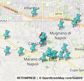 Mappa Via G. Moscati, 80018 Mugnano di Napoli NA, Italia (1.087)