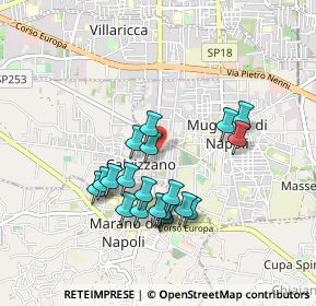 Mappa Via G. Moscati, 80012 Calvizzano NA, Italia (0.8715)