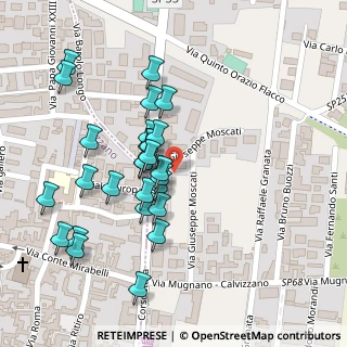Mappa Via G. Moscati, 80018 Mugnano di Napoli NA, Italia (0.10714)