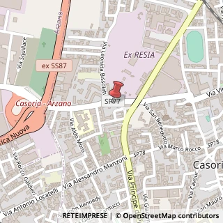 Mappa Via Gioacchino Rossini, 13, 80026 Casoria, Napoli (Campania)