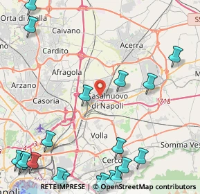 Mappa Via Provinciale Arcora, 80013 Casalnuovo di Napoli NA, Italia (7.1245)