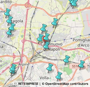 Mappa Via Provinciale Arcora, 80013 Casalnuovo di Napoli NA, Italia (2.96944)