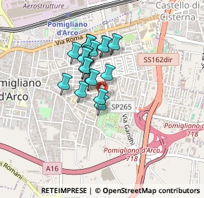 Mappa Via Giacomo Leopardi, 80038 Pomigliano d'Arco NA, Italia (0.331)