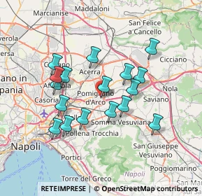 Mappa Via Giacomo Leopardi, 80038 Pomigliano d'Arco NA, Italia (6.78353)
