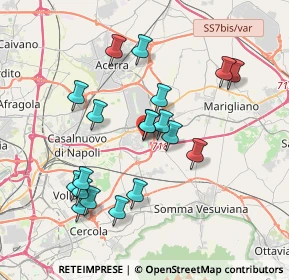 Mappa Via Giacomo Leopardi, 80038 Pomigliano d'Arco NA, Italia (3.79947)