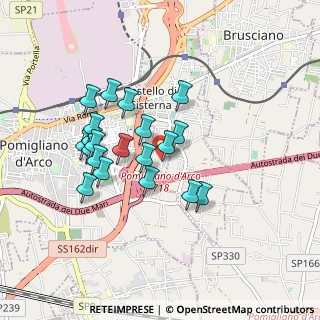 Mappa Via C. Alberto dalla Chiesa, 80038 Pomigliano d'Arco NA, Italia (0.822)