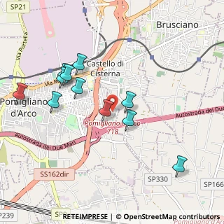Mappa Via C. Alberto dalla Chiesa, 80038 Pomigliano d'Arco NA, Italia (1.05091)