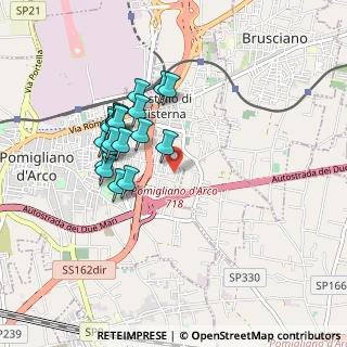 Mappa Via C. Alberto dalla Chiesa, 80038 Pomigliano d'Arco NA, Italia (0.868)