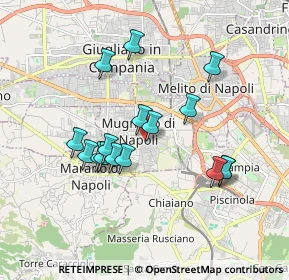 Mappa Via Alcide De Gasperi, 80018 Mugnano di Napoli NA, Italia (1.725)