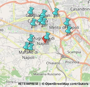 Mappa Via Alcide De Gasperi, 80018 Mugnano di Napoli NA, Italia (1.8875)