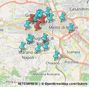 Mappa Via Alcide De Gasperi, 80018 Mugnano di Napoli NA, Italia (1.828)