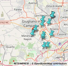 Mappa Via Alcide De Gasperi, 80018 Mugnano di Napoli NA, Italia (3.50692)