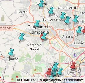 Mappa Via Alcide De Gasperi, 80018 Mugnano di Napoli NA, Italia (6.265)