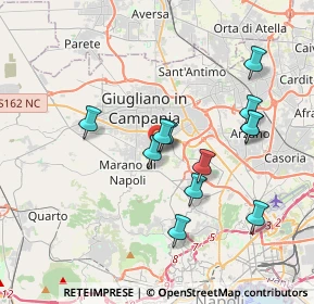 Mappa Via Alcide De Gasperi, 80018 Mugnano di Napoli NA, Italia (3.6625)
