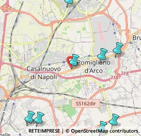 Mappa Via Traversa Buonpensiero, 80038 Pomigliano d'Arco NA, Italia (3.60182)