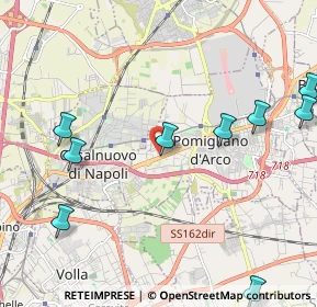 Mappa Via Traversa Buonpensiero, 80038 Pomigliano d'Arco NA, Italia (3.35167)