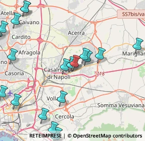 Mappa Via Traversa Buonpensiero, 80038 Pomigliano d'Arco NA, Italia (6.005)