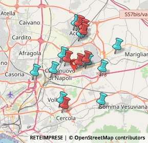 Mappa Via Traversa Buonpensiero, 80038 Pomigliano d'Arco NA, Italia (3.31118)
