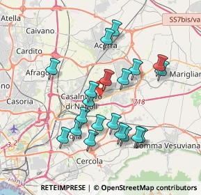 Mappa Via Traversa Buonpensiero, 80038 Pomigliano d'Arco NA, Italia (3.7115)