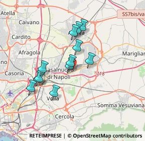 Mappa Via Traversa Buonpensiero, 80038 Pomigliano d'Arco NA, Italia (3.2475)