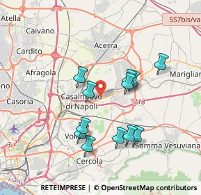 Mappa Via Traversa Buonpensiero, 80038 Pomigliano d'Arco NA, Italia (3.555)