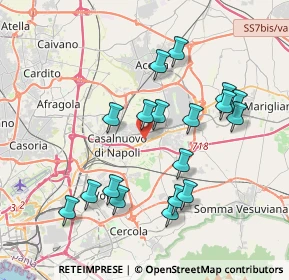 Mappa Via Traversa Buonpensiero, 80038 Pomigliano d'Arco NA, Italia (4.00778)