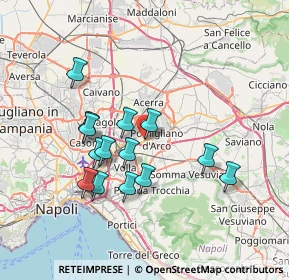 Mappa Via Traversa Buonpensiero, 80038 Pomigliano d'Arco NA, Italia (6.90643)