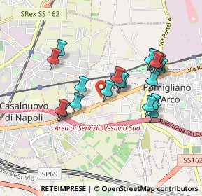 Mappa Via Traversa Buonpensiero, 80038 Pomigliano d'Arco NA, Italia (0.897)