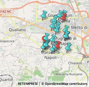 Mappa Strada Provinciale San Pietro, 80012 Calvizzano NA, Italia (1.517)